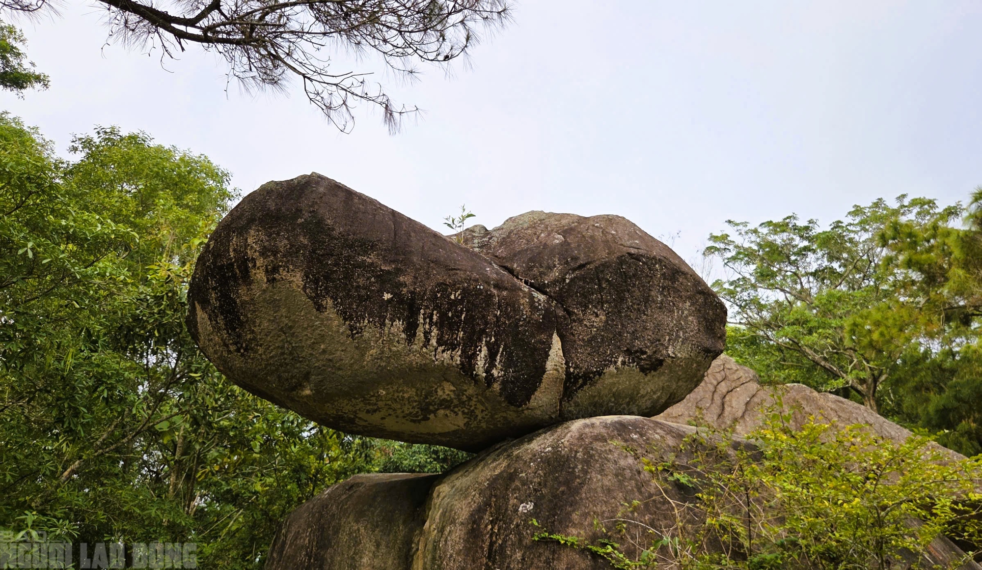 Hai tảng đá "khổng lồ" trên đỉnh núi ở Thanh Hóa - biểu tượng cho mối tình thủy chung - Ảnh 5.