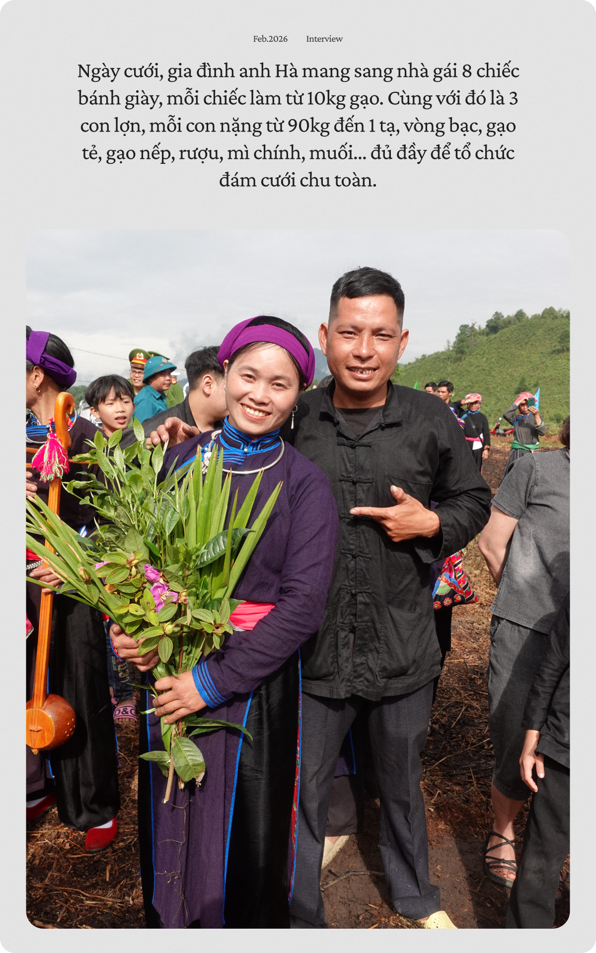Mang 8 chiếc bánh giày, 3 con lợn và muối đi đón dâu: Anh Hà và chị Thông bắt đầu cuộc hôn nhân "mặn mòi" - Ảnh 6.