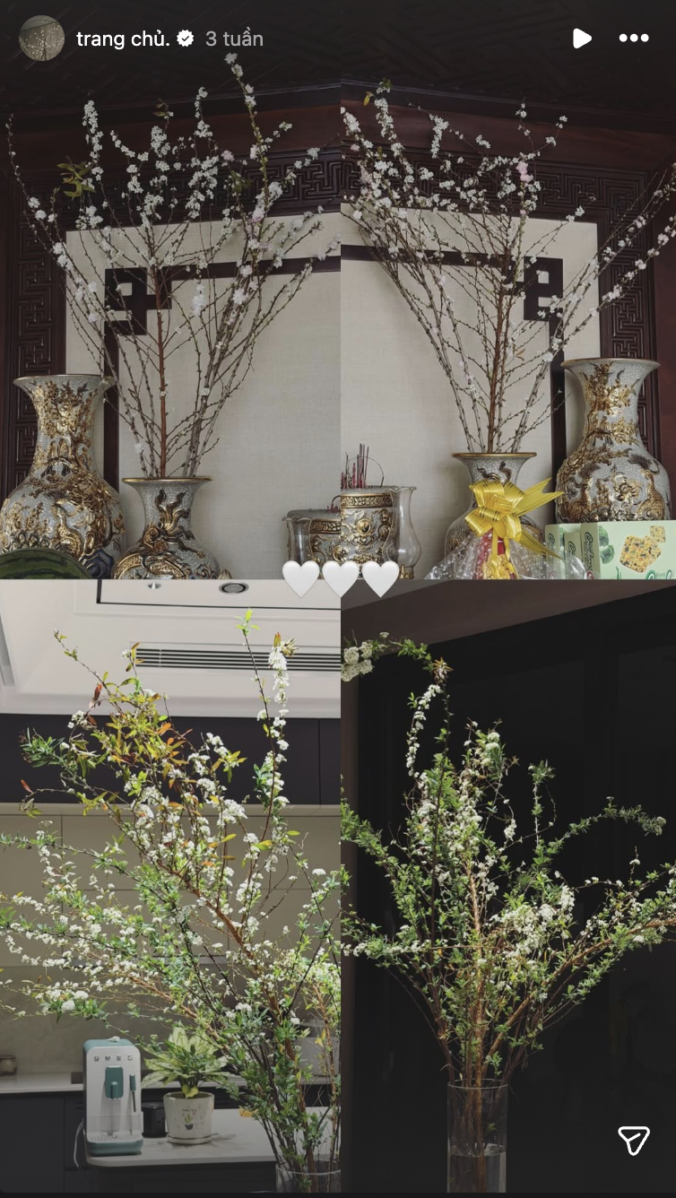 Còn ai đảm đang hơn Doãn Hải My, Văn Hậu tự hào khoe vợ cặm cụi bày mâm ngũ quả Tết trong căn biệt thự  - Ảnh 3.