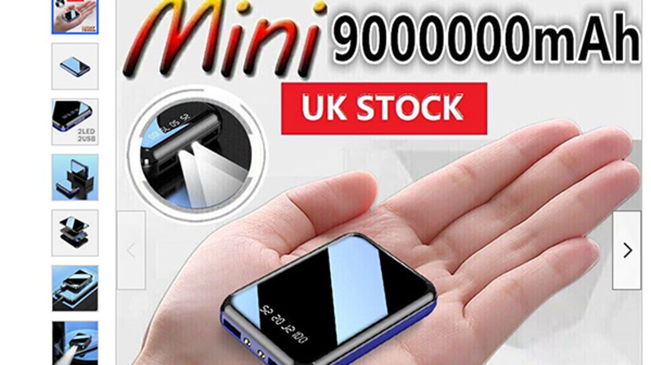 Mổ bụng sạc dự phòng 9 triệu mAh giá rẻ trên eBay: Sự thật trần trụi về cú lừa dung lượng ảo - Ảnh 1.
