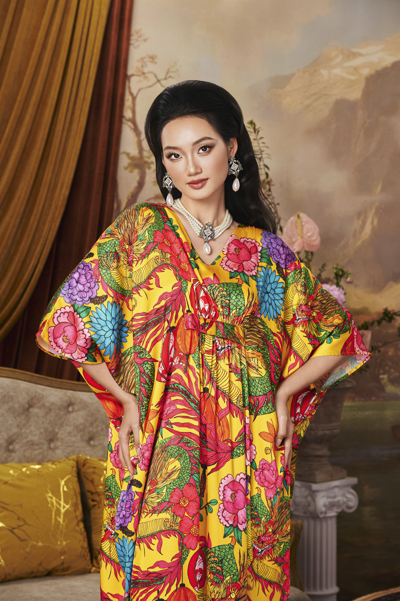 Á hậu Quỳnh Anh là nàng thơ của NTK Vũ Tường Vi - Ảnh 4.