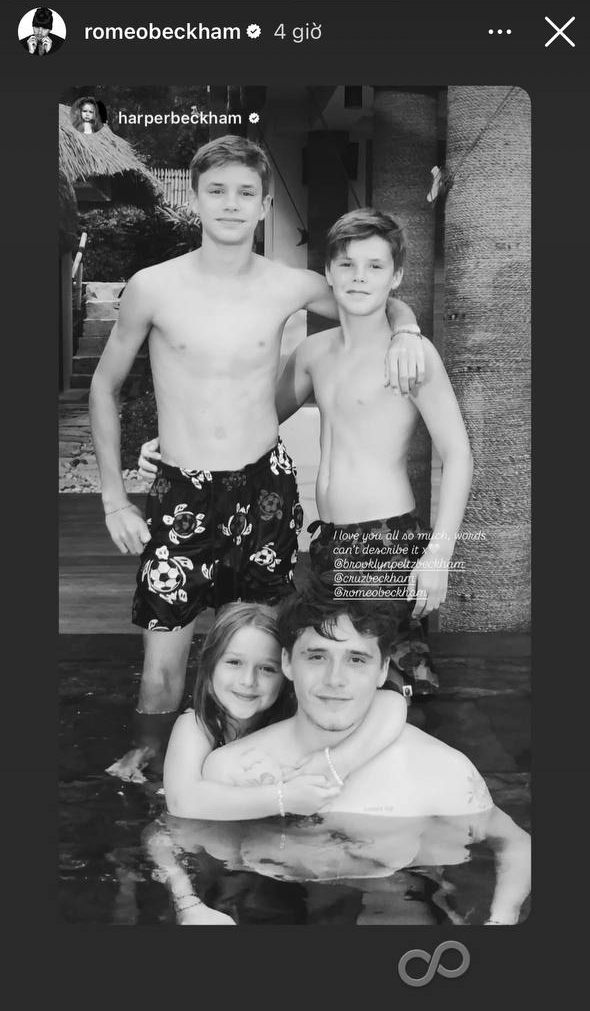 Thương cho tiểu thư Harper Beckham, đăng liền 2 bài yêu thương, tag tên anh cả xa cách nhưng nhận lại chỉ là "silent treament" - Ảnh 2.