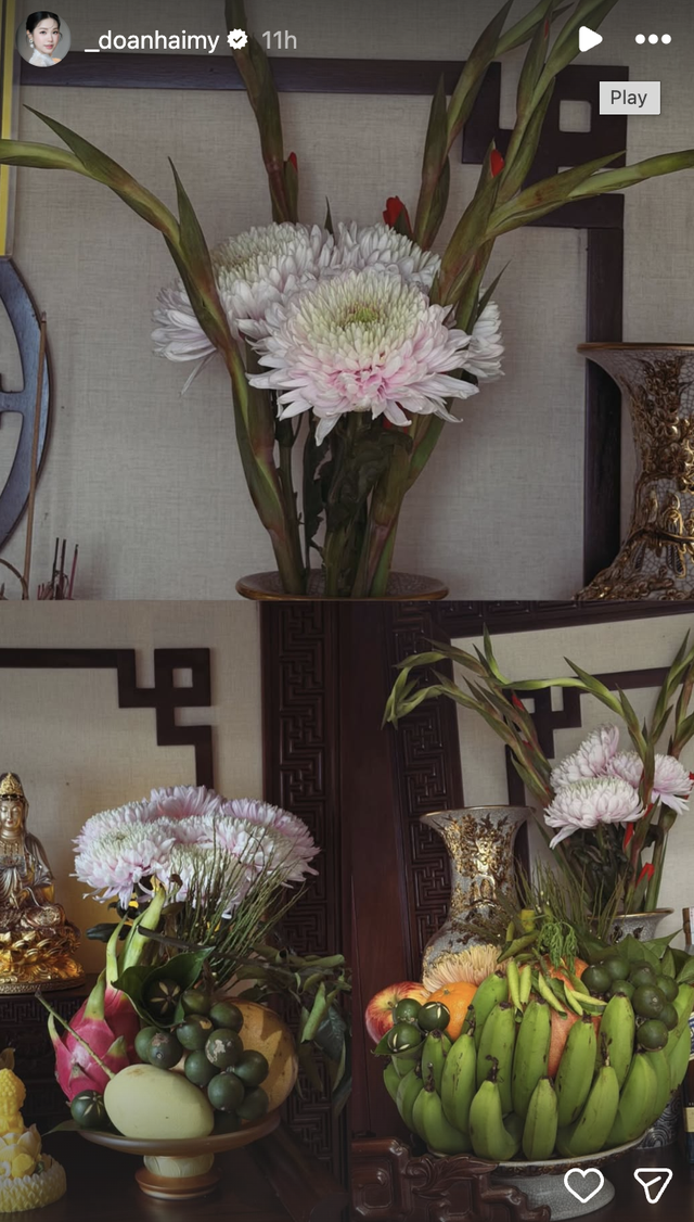 Do&atilde;n Hải My v&agrave; Ng&ocirc; Tố Uy&ecirc;n c&ugrave;ng khoe m&acirc;m ngũ quả ng&agrave;y Tết khiến d&acirc;n mạng 