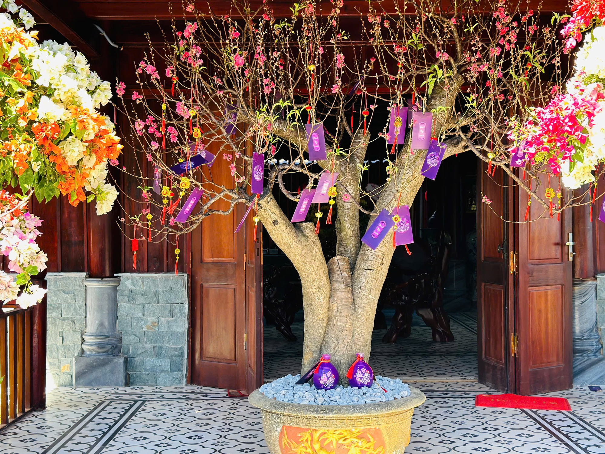 Nam nghệ sĩ đón Tết ở cơ ngơi 10.000 m2, đẹp như khu nghỉ dưỡng, hoa phủ kín nhà - Ảnh 7.