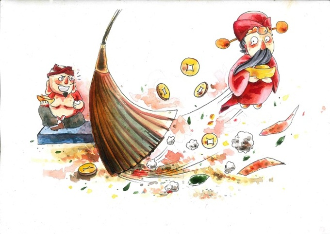 Tại sao mùng 1 quét ra, mùng 3 quét vào: Tập tục Tết Nguyên đán 2026 - Ảnh 1.