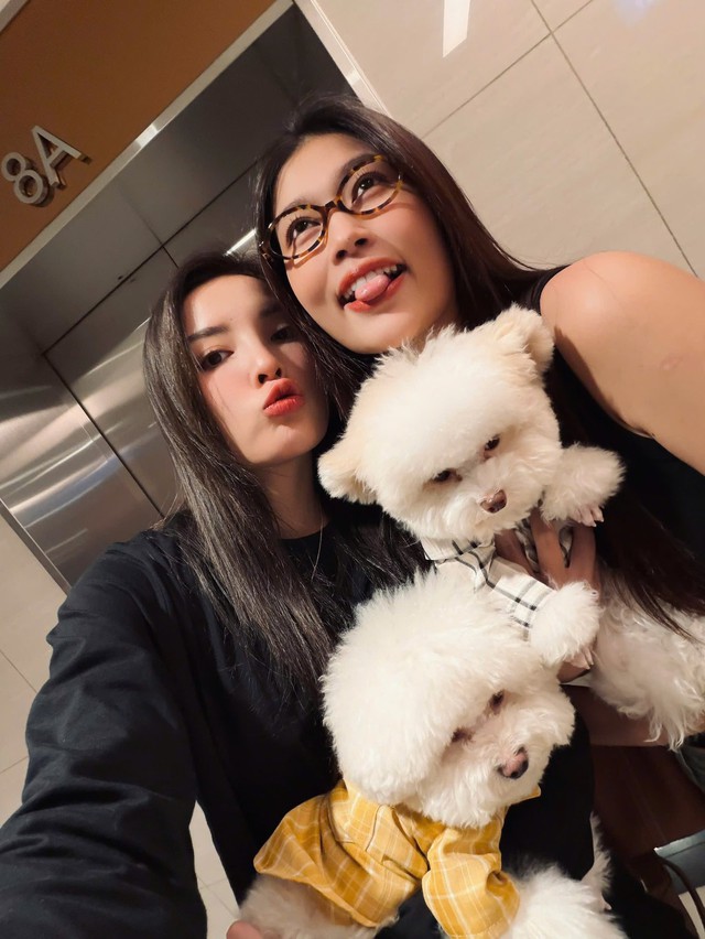 Hoa hậu Kỳ Duyên - Đoàn Thiên Ân sống chung, vui vẻ đón Tết bên nhau - Ảnh 3.