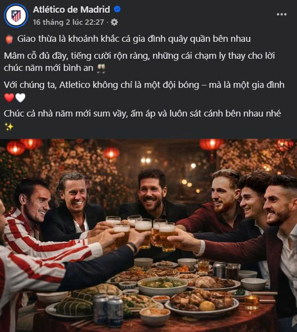 Từ chuyện bóng đá châu Âu chúc Tết người Việt - Ảnh 1.