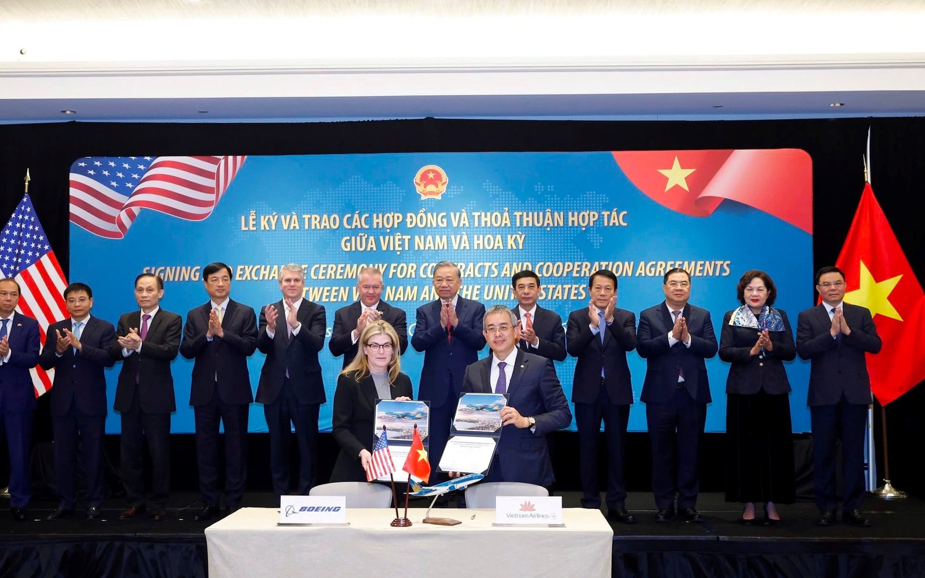 Đầu năm B&iacute;nh Ngọ, Tổng B&iacute; thư chứng kiến thương vụ hơn 30 tỷ USD của DN Việt Nam với h&atilde;ng Boeing