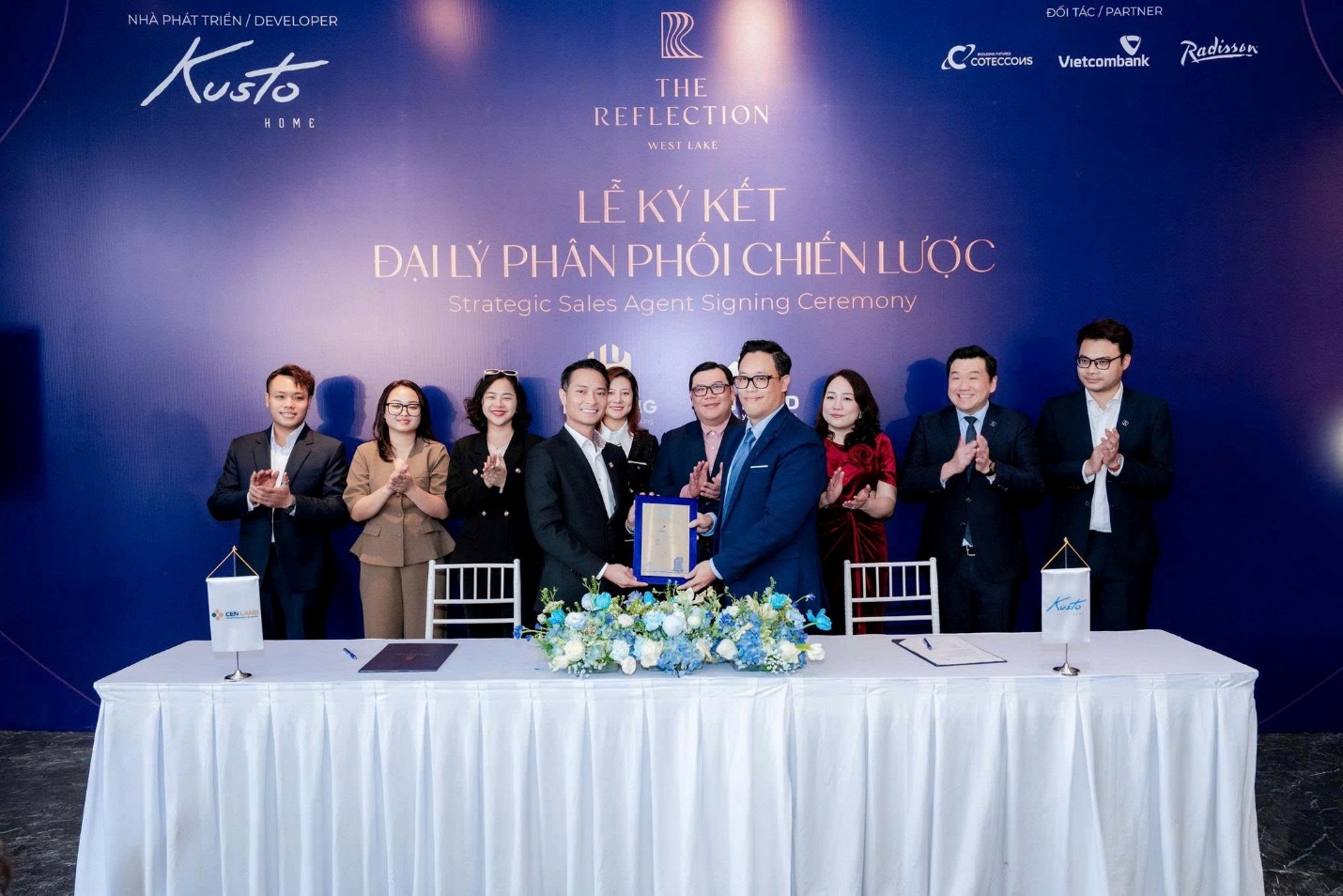 Kusto Home ký kết hợp tác phân phối dự án The Reflection West Lake  - Ảnh 1.