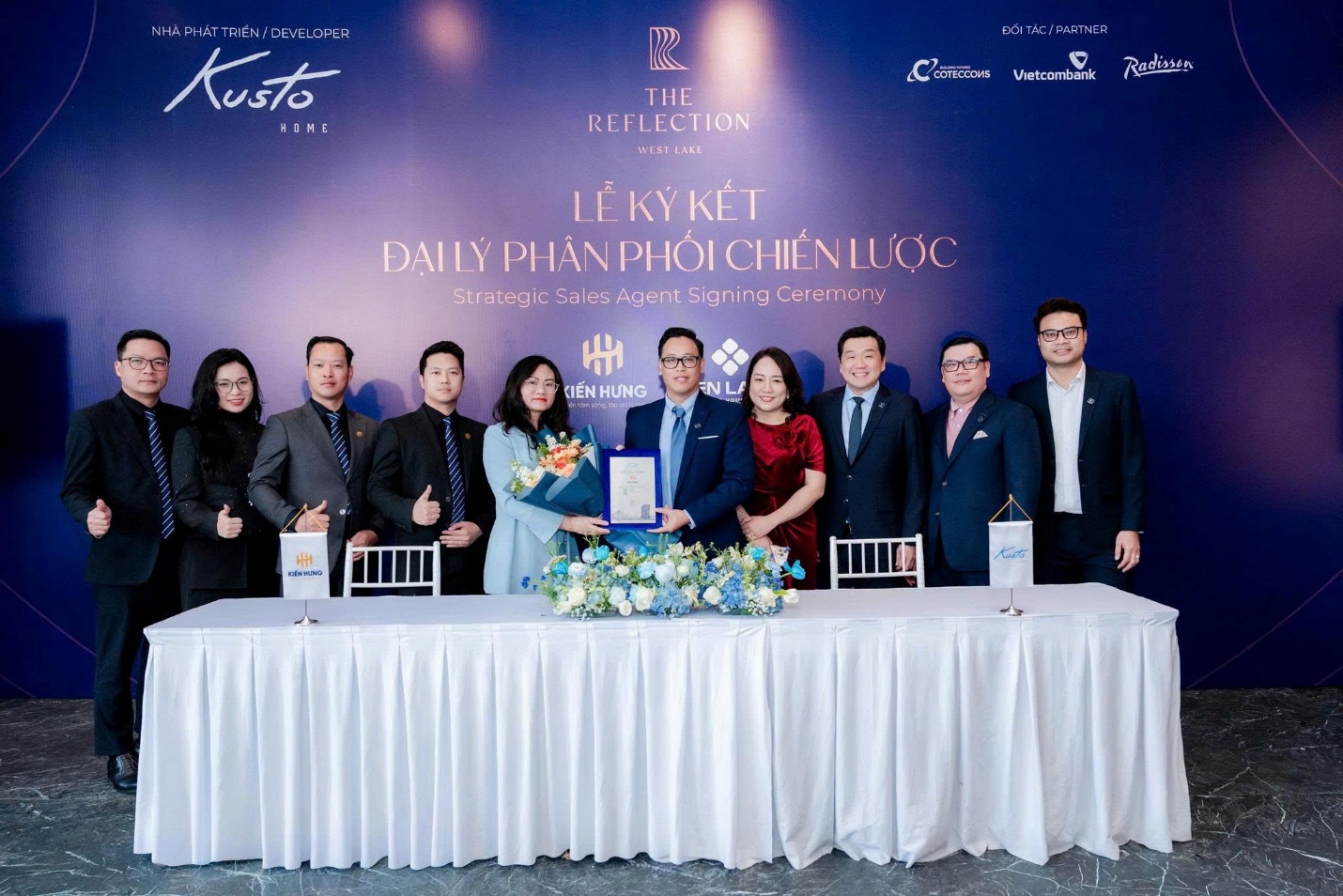 Kusto Home ký kết hợp tác phân phối dự án The Reflection West Lake  - Ảnh 2.