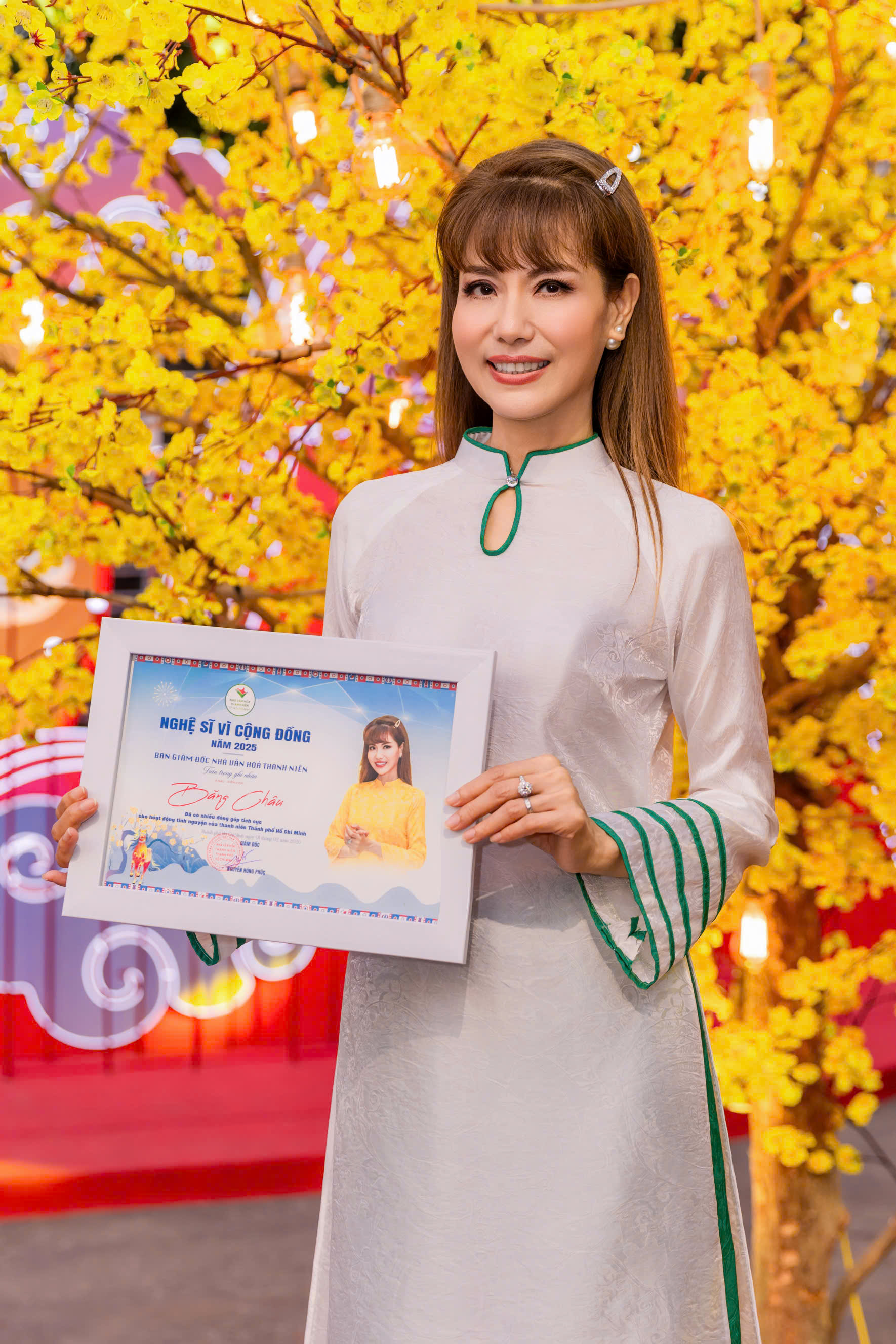 Á hậu Băng Châu và hơn 100 nghệ sĩ nhận bằng khen "Nghệ sĩ vì cộng đồng"- Ảnh 7.