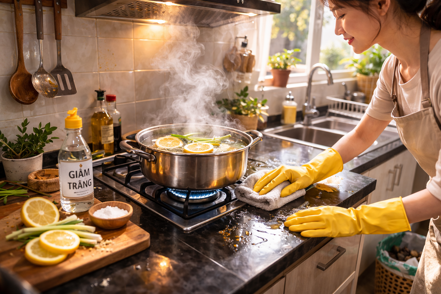 Sau m&ugrave;ng 3, bếp nh&agrave; t&ocirc;i &aacute;m m&ugrave;i đến mức mở cửa vẫn kh&ocirc;ng hết - cho đến khi thử c&aacute;ch n&agrave;y - Ảnh 2.