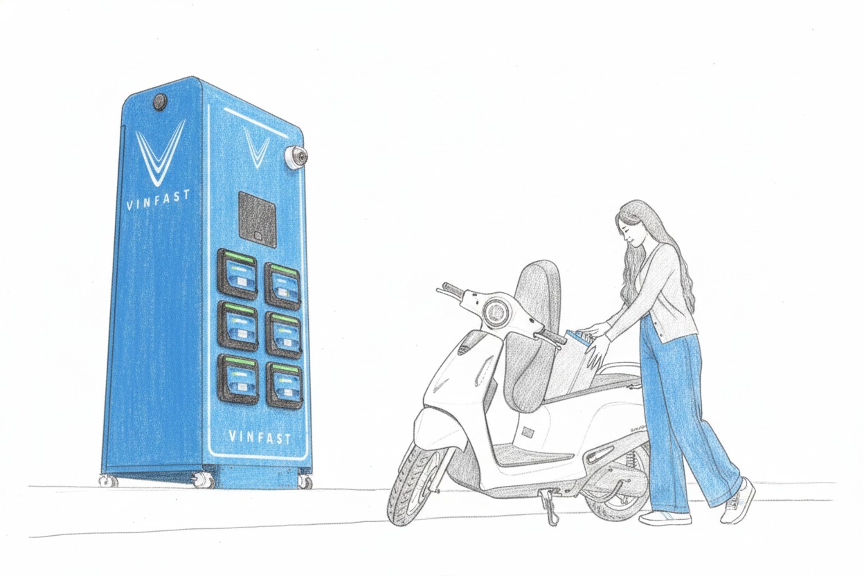 VinFast trạm đổi pin