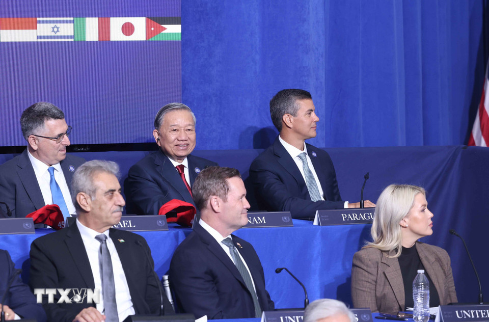 Tổng Bí thư Tô Lâm dự Phiên khai mạc Hội đồng Hòa bình về Gaza - Ảnh 4.