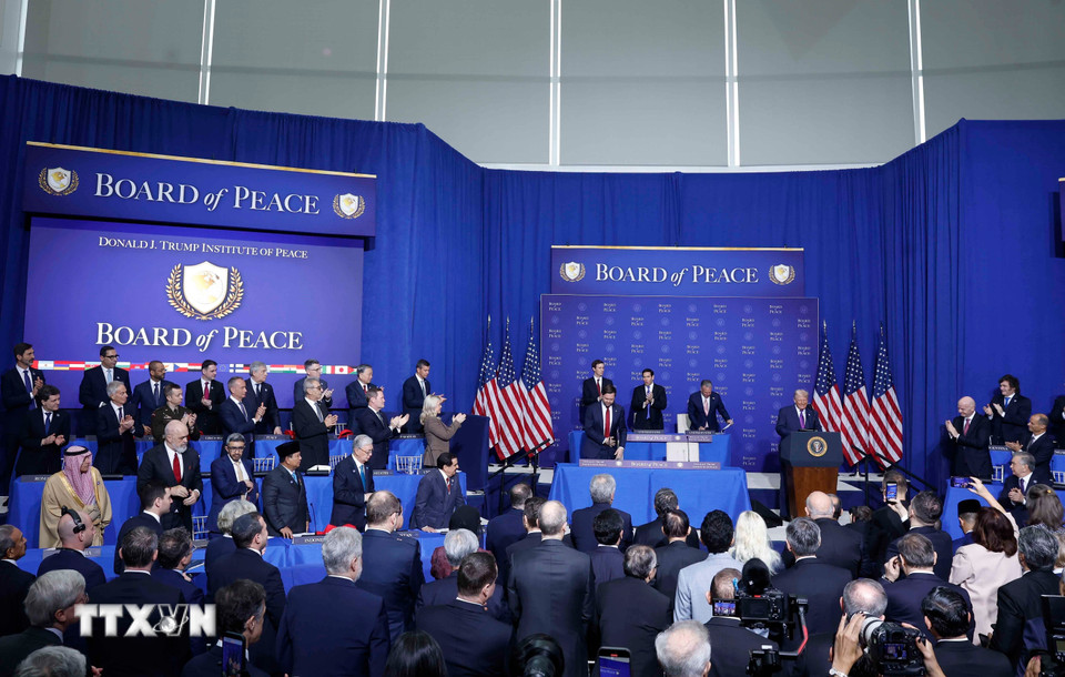 Tổng Bí thư Tô Lâm dự Phiên khai mạc Hội đồng Hòa bình về Gaza - Ảnh 8.