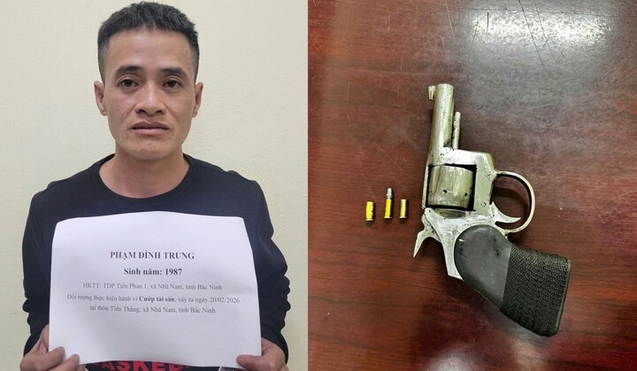 Bắt giữ kẻ cướp ô tô Bằng súng tại Bắc Ninh sau 1 giờ gây án - Ảnh 1.