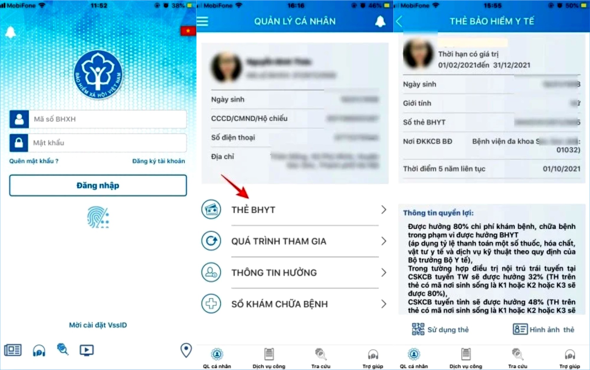 Kiểm tra hạn thẻ BHYT tr&ecirc;n VNeID để tr&aacute;nh gi&aacute;n đoạn quyền lợi - Ảnh 3.