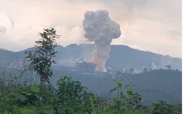 Nổ lớn tại c&ocirc;ng ty sản xuất phốt pho v&agrave;ng tại L&agrave;o Cai, 1 người tử vong - Ảnh 1.