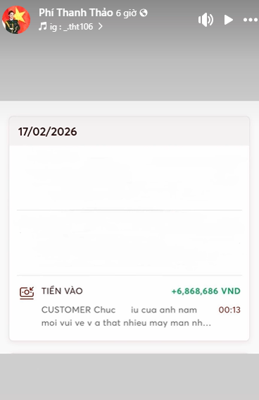 Lý Đức “ting ting” 6.868.686 lì xì Phí Thanh Thảo, hot girl bắn súng quyết che đúng 1 chữ về danh phận trong nội dung - Ảnh 1.