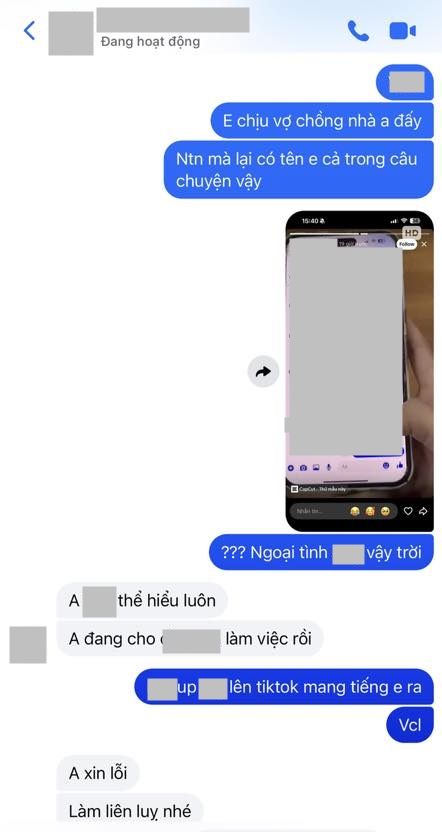 Cô gái lên tiếng khi bị nhầm là tiểu tam trong vụ trong nam TikToker lộ clip hành hung vợ - Ảnh 4.