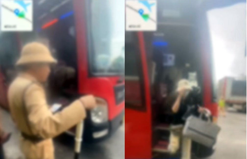 Xe kh&aacute;ch chở qu&aacute; số người bị phạt nặng hơn 220 triệu đồng tại cao tốc Nội B&agrave;i - L&agrave;o Cai - Ảnh 1.