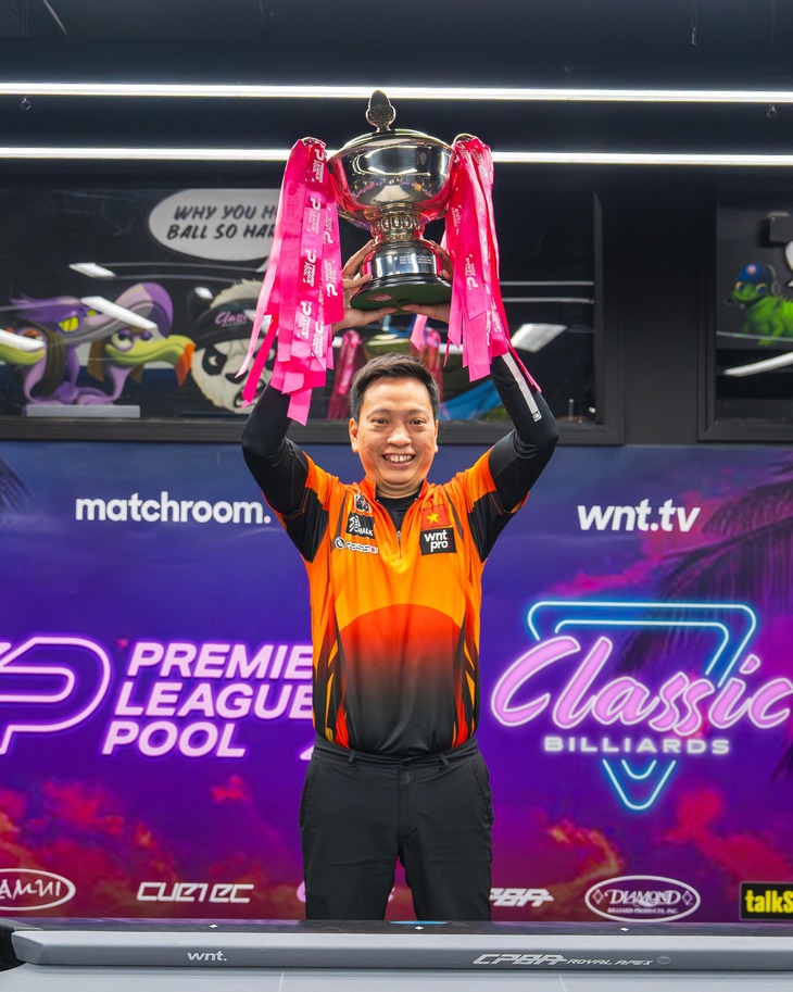 Dương Quốc Hoàn nhận bao nhiêu tiền thưởng khi tạo kỳ tích lịch sử vô địch Premier League Pool 2026? - Ảnh 1.