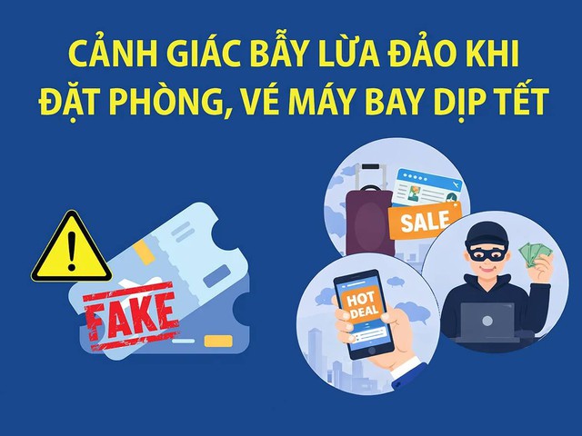 4 kiểu lừa khi mua v&eacute; m&aacute;y bay, đặt ph&ograve;ng du lịch xuất hiện nhiều sau Tết, c&ocirc;ng an cảnh b&aacute;o gấp tới người d&acirc;n - Ảnh 1.