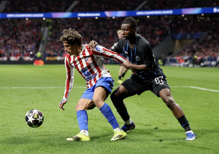 S&oslash;rloth th&agrave;nh người h&ugrave;ng, Atletico Madrid nhấn ch&igrave;m Club Brugge v&ograve;ng play-off Champions League - Ảnh 1.