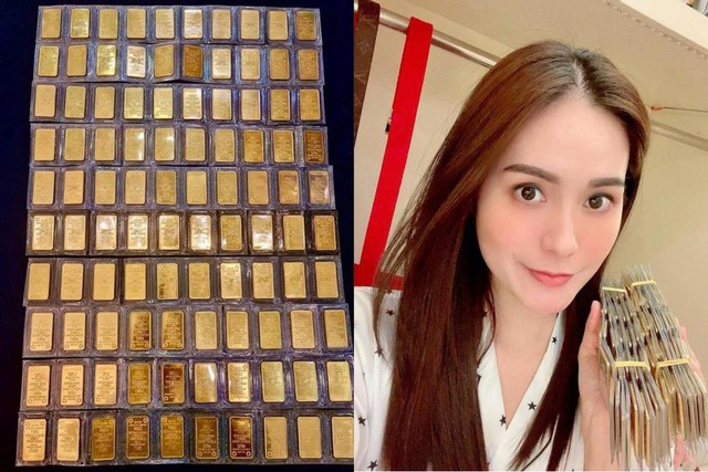 Nữ ca sĩ Vbiz chơi lớn mua 100 cây vàng ngày vía Thần Tài, nay biến mất đầy bí ẩn- Ảnh 2. Nữ ca sĩ Vbiz chơi lớn mua 100 cây vàng ngày vía Thần Tài, nay biến mất đầy bí ẩn- Ảnh 2.