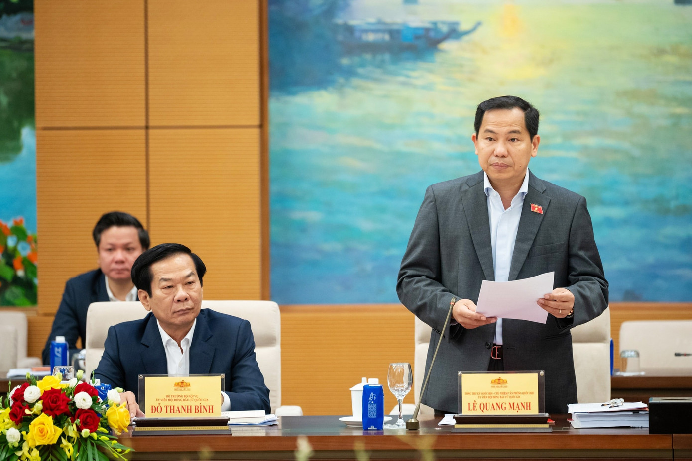 Tổng Thư k&yacute; Quốc hội c&ocirc;ng bố nh&acirc;n sự ứng cử đại biểu Quốc hội v&agrave; HĐND 2026 - 2031 - Ảnh 1.