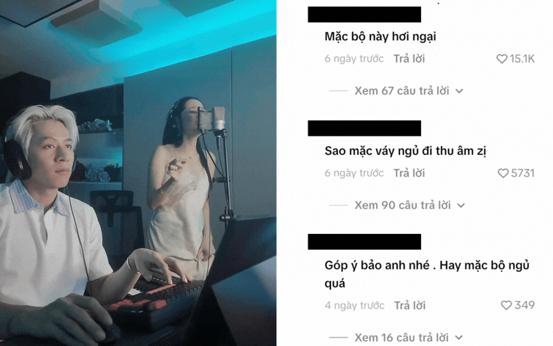 Ph&aacute;t ngại v&igrave; chiếc v&aacute;y trong ph&ograve;ng thu của Bảo Anh- Ảnh 2.