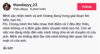 Chuyện gì xảy ra với ViruSs khi trợ lý Thảo Đây xác nhận: "Mình và anh Hoàng đang hẹn hò" - Ảnh 3.