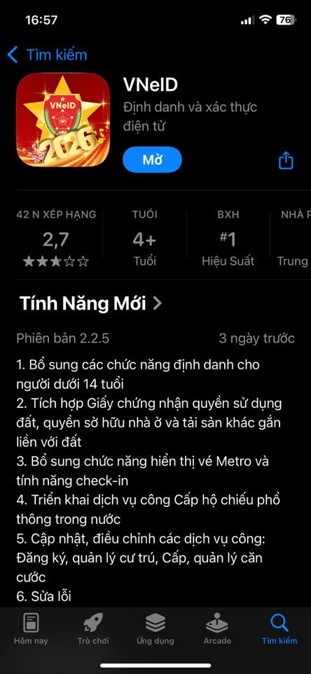 Tính Năng Mới Trong Ứng Dụng Vneid 2026 Tích Hợp Sổ Đỏ Và Vé Metro - Ảnh 1.