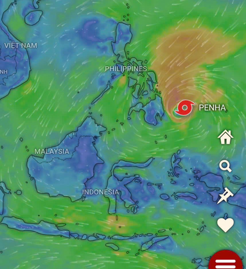 Bão Penha sắp vào Biển Đông những ngày giáp Tết nguyên đán, diễn biến thế nào?- Ảnh 1.
