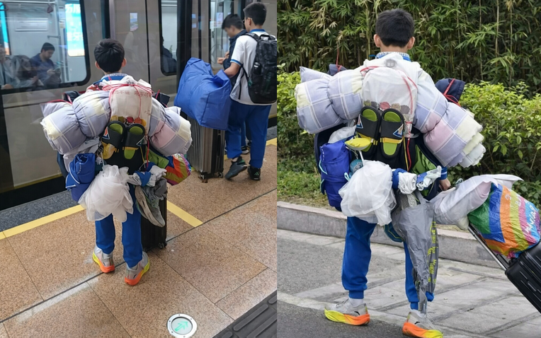 Cậu b&eacute; cấp 2 g&acirc;y sốt MXH chỉ với một bức ảnh chụp sau lưng- Ảnh 1.