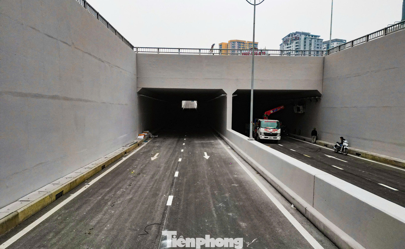Cận cảnh hầm chui 778 tỷ 'giải cứu' điểm đen ùn tắc Giải Phóng - Ảnh 6.