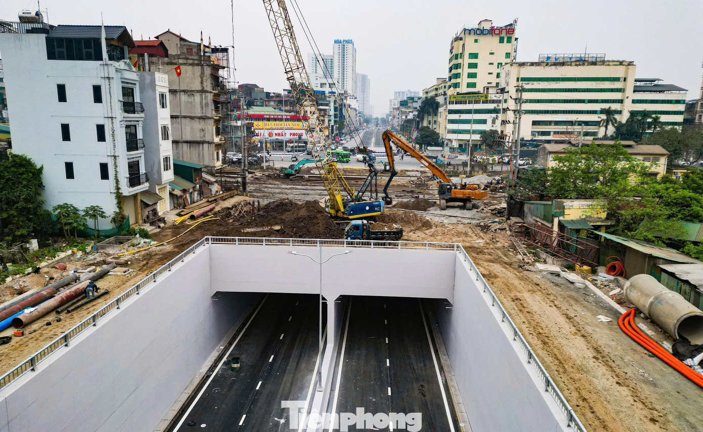 Cận cảnh hầm chui 778 tỷ 'giải cứu' điểm đen ùn tắc Giải Phóng - Ảnh 15.