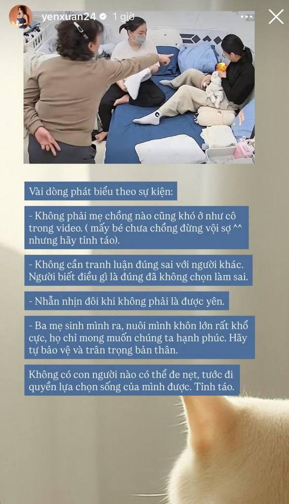 Yến Xuân - vợ thủ môn Lâm Tây chia sẻ 5 điều cực quan trọng sau drama mẹ chồng đang gây xôn xao khắp MXH  - Ảnh 1.