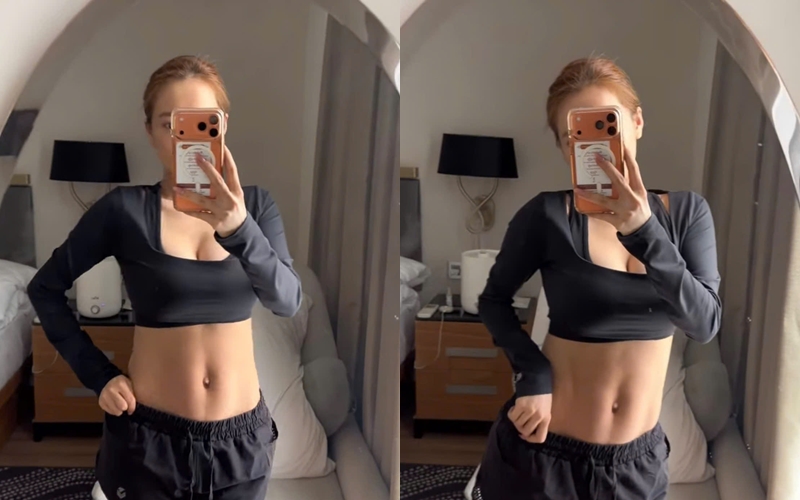 Không thể tin đây là vóc dáng của Nhã Phương sau 2 tuần sinh con - Ảnh 1.