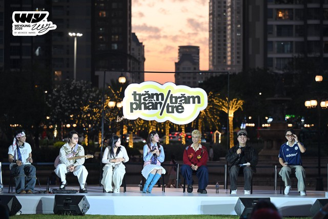 Đại sứ Ch&uacute;t Y&ecirc;n B&ugrave;i C&ocirc;ng Nam c&ugrave;ng c&aacute;c giọng ca Gen Z cực hot mang &ldquo;Ch&uacute;t Y&ecirc;n&rdquo; đến Thế hệ Trăm Phần Trăm Trẻ - Ảnh 1.