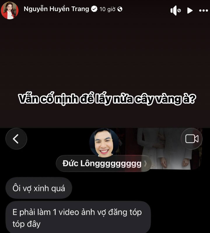 Ảnh n&eacute;t căng: MC M&ugrave; Tạt đeo v&agrave;ng nặng trĩu l&ecirc;n xe hoa c&ugrave;ng tuyển thủ Đức Huy, "nắn chồng" cực gắt ngay đ&ecirc;m t&acirc;n h&ocirc;n - Ảnh 6.