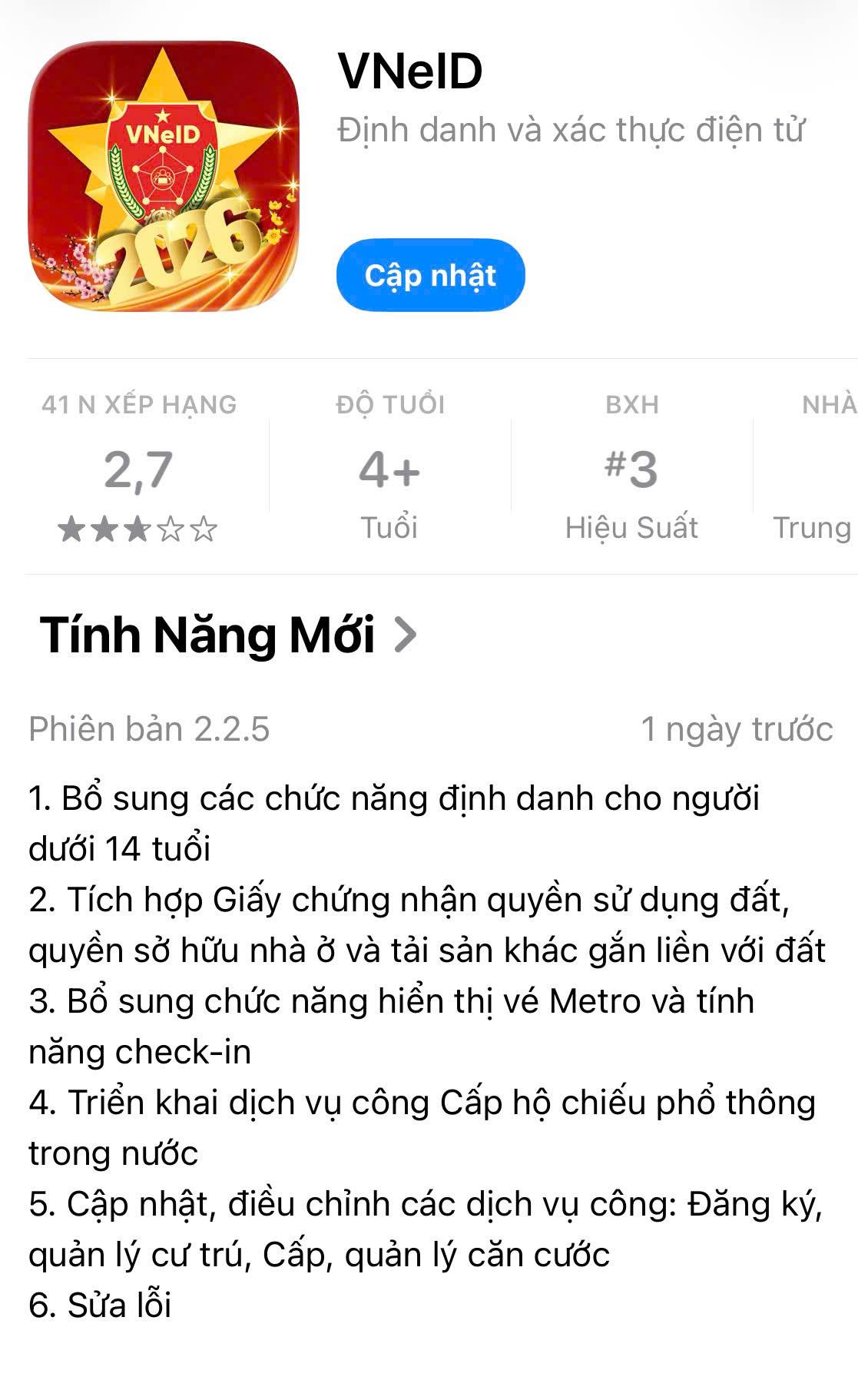 5 Thay Đổi Mới Trong Bản Cập Nhật Vneid 2026 Giúp Tối Ưu Hóa Trải Nghiệm Người Dùng - Ảnh 1.