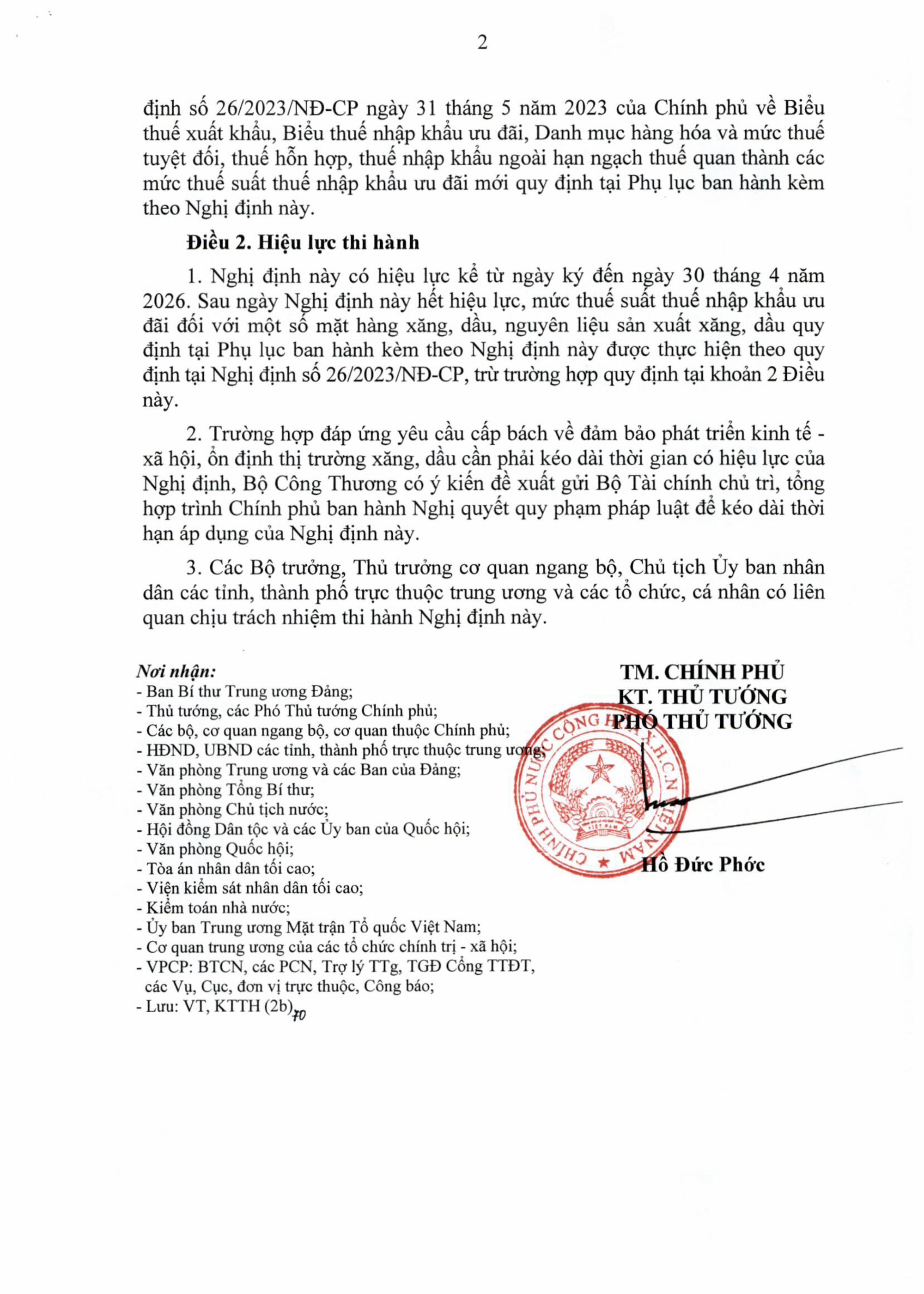 Nghị định 72 / 2026 / NĐ - CP giảm thuế xăng dầu về 0 % nhằm ổn định thị trường - Ảnh 3.