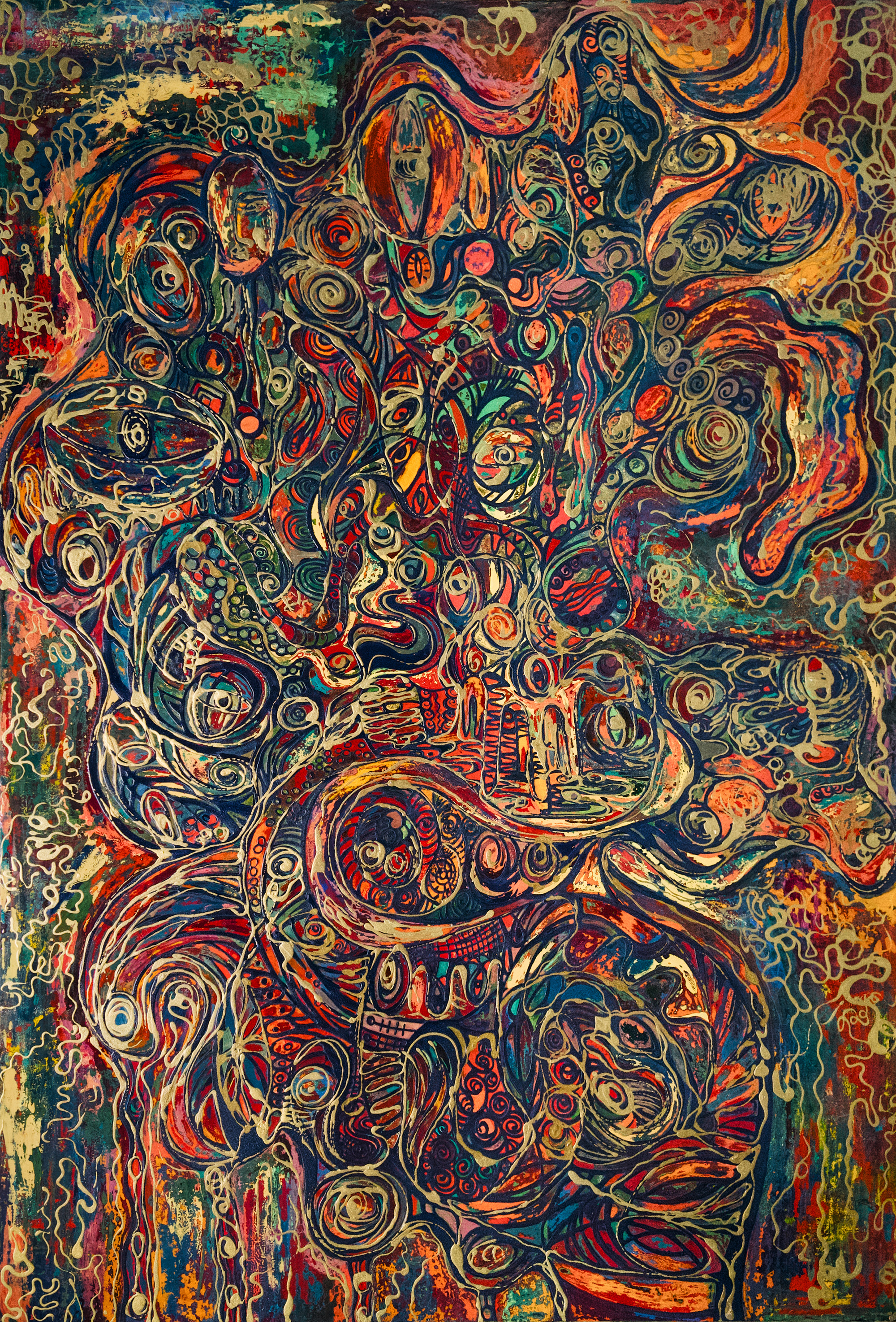 Đ&agrave;o Anh Thơ t&aacute;i xuất với loạt tranh khổ lớn tại triển l&atilde;m c&ugrave;ng cha Đ&agrave;o Anh Kh&aacute;nh- Ảnh 6.