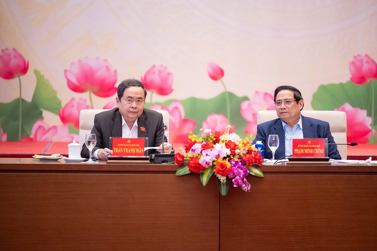 Hội nghị chuẩn bị cho kỳ họp thứ nhất Quốc hội kh&oacute;a XVI diễn ra tại Nh&agrave; Quốc hội - Ảnh 2.