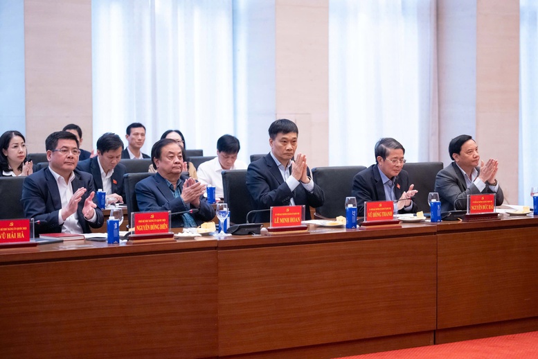 Hội nghị chuẩn bị cho kỳ họp thứ nhất Quốc hội kh&oacute;a XVI diễn ra tại Nh&agrave; Quốc hội - Ảnh 8.