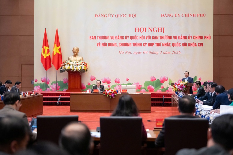 Hội nghị chuẩn bị cho kỳ họp thứ nhất Quốc hội kh&oacute;a XVI diễn ra tại Nh&agrave; Quốc hội - Ảnh 4.