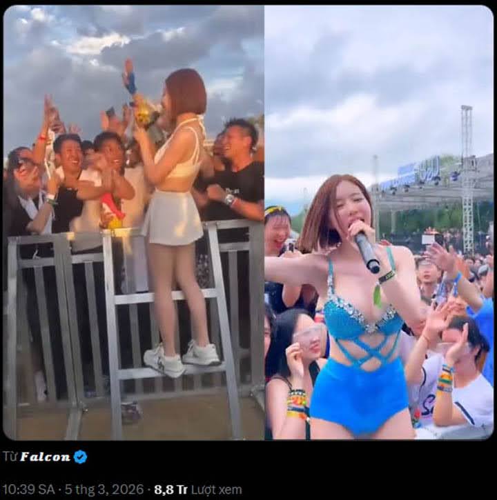 Fan bức x&uacute;c khi DJ Soda bị &ldquo;đụng chạm qu&aacute; đ&agrave;&rdquo; bởi kh&aacute;n giả ở sự kiện &acirc;m nhạc- Ảnh 4.