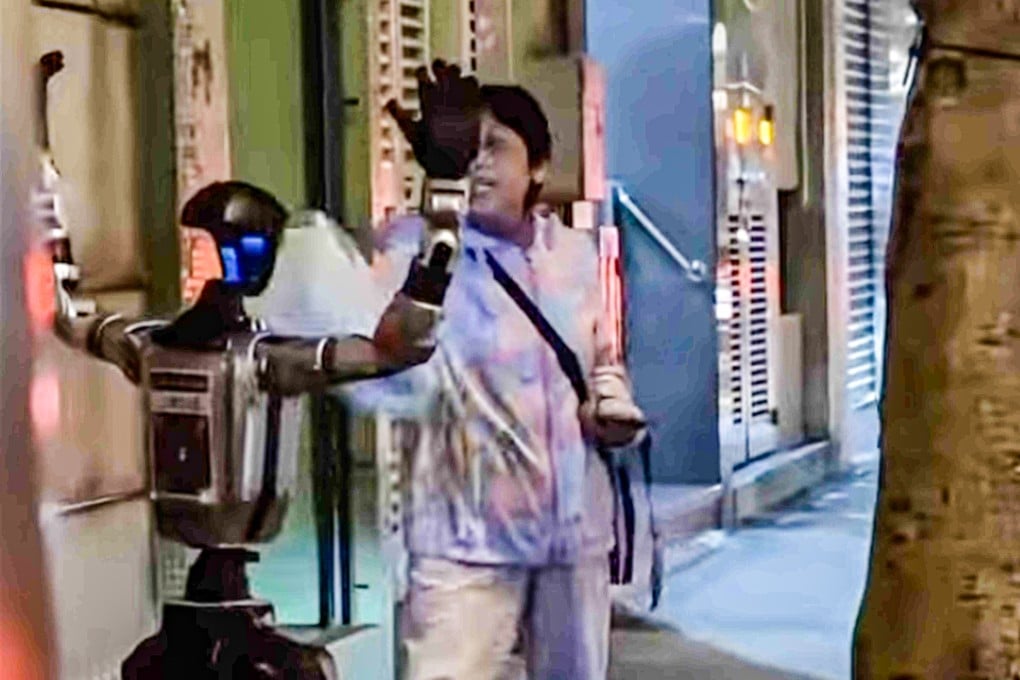 Robot bị cảnh s&aacute;t "bắt giữ" do khiến cụ b&agrave; hoảng sợ đến nhập viện  - Ảnh 1.