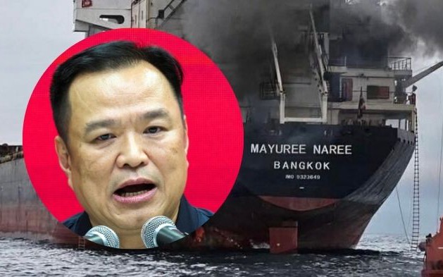 Thiệt hại vụ ch&aacute;y t&agrave;u s&acirc;n bay tối t&acirc;n của Mỹ ở Trung Đ&ocirc;ng - Ảnh 2.